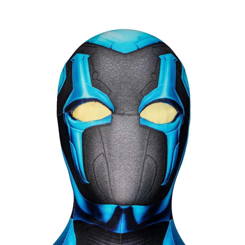 2023 Blue Beetle Costume First Look Cosplay Bodysuit For Men Halloween Outfits
