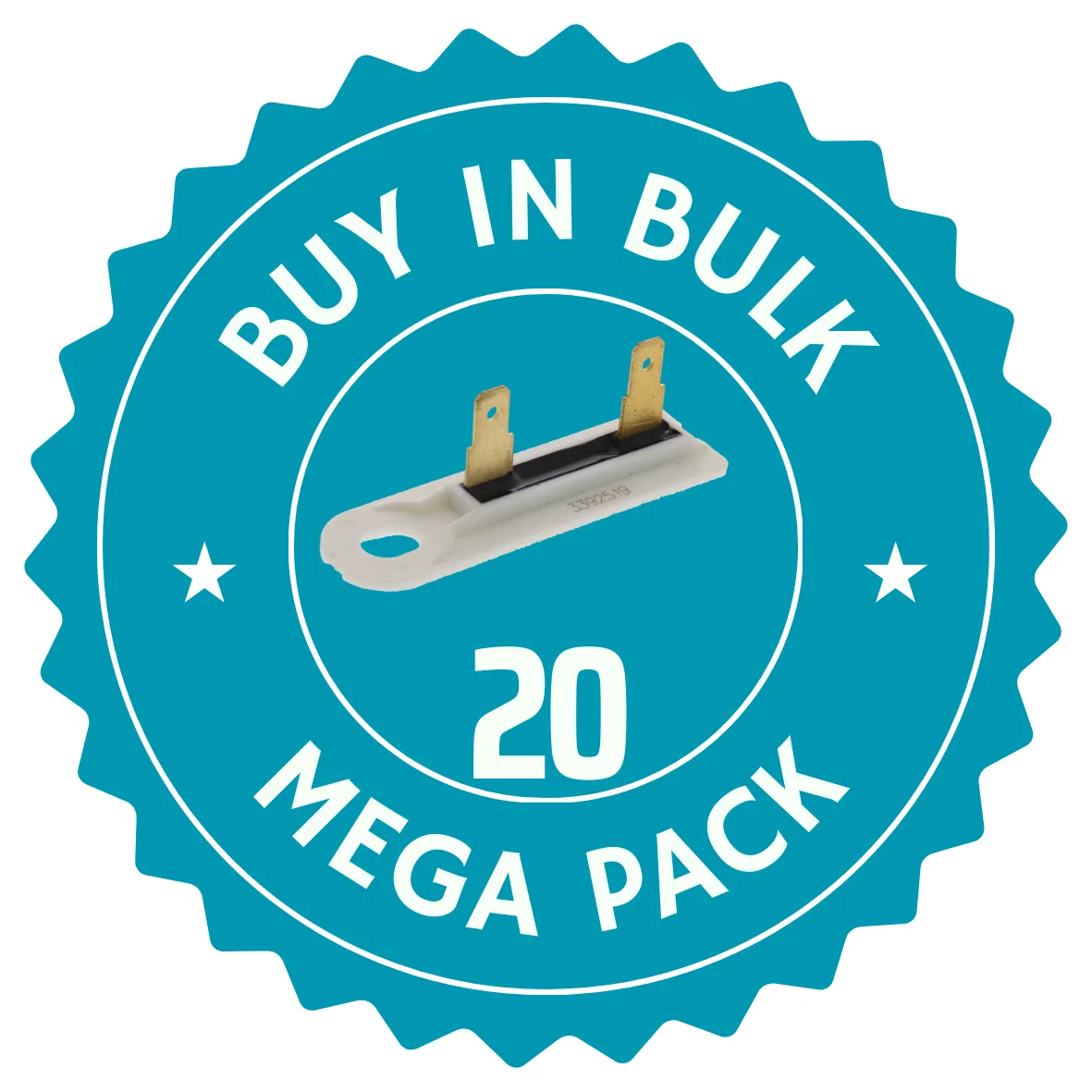 3392519 Dryer Thermal Fuse - MEGA 20 PACK