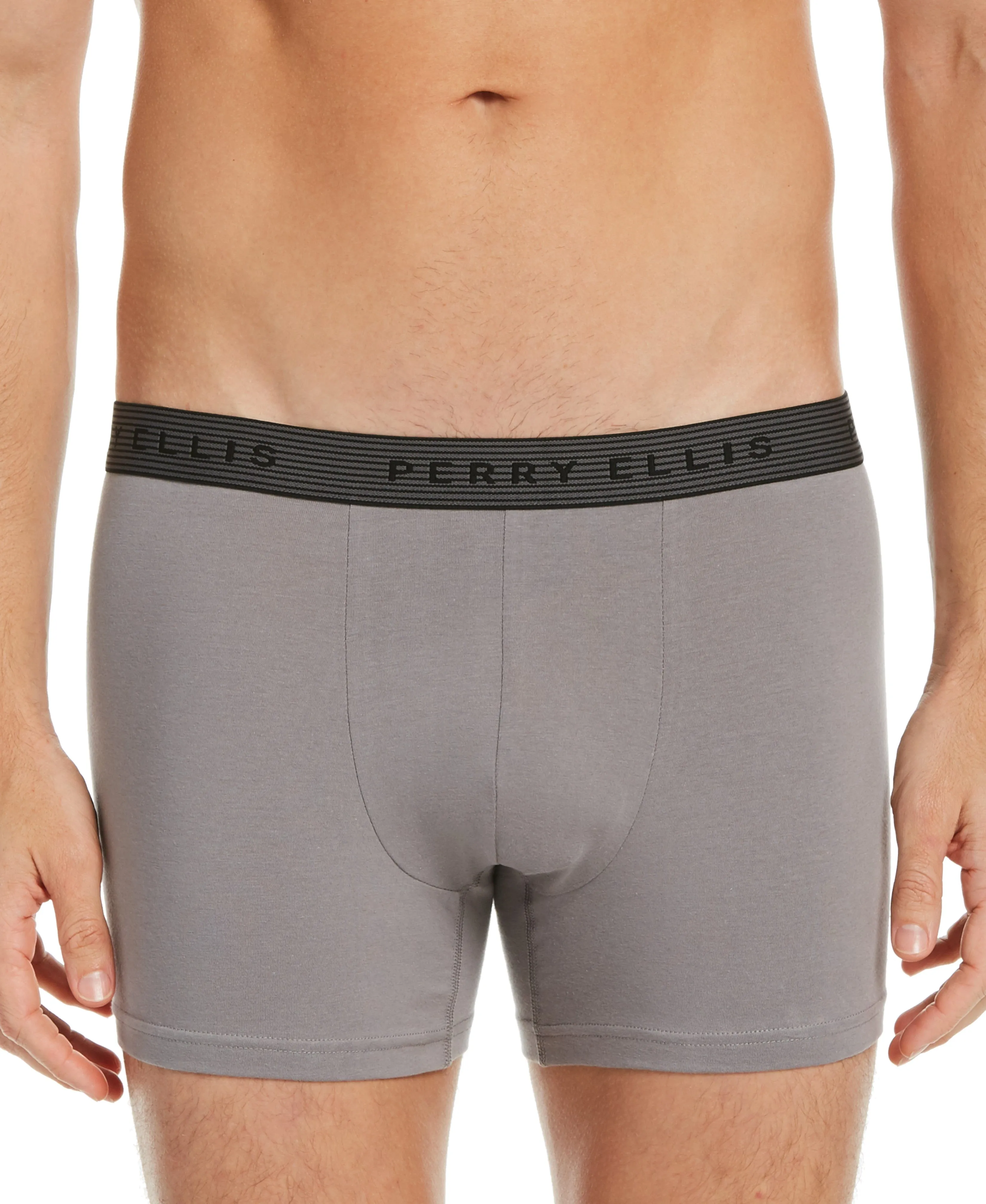 4 Pack Stripe Boxer Brief Set