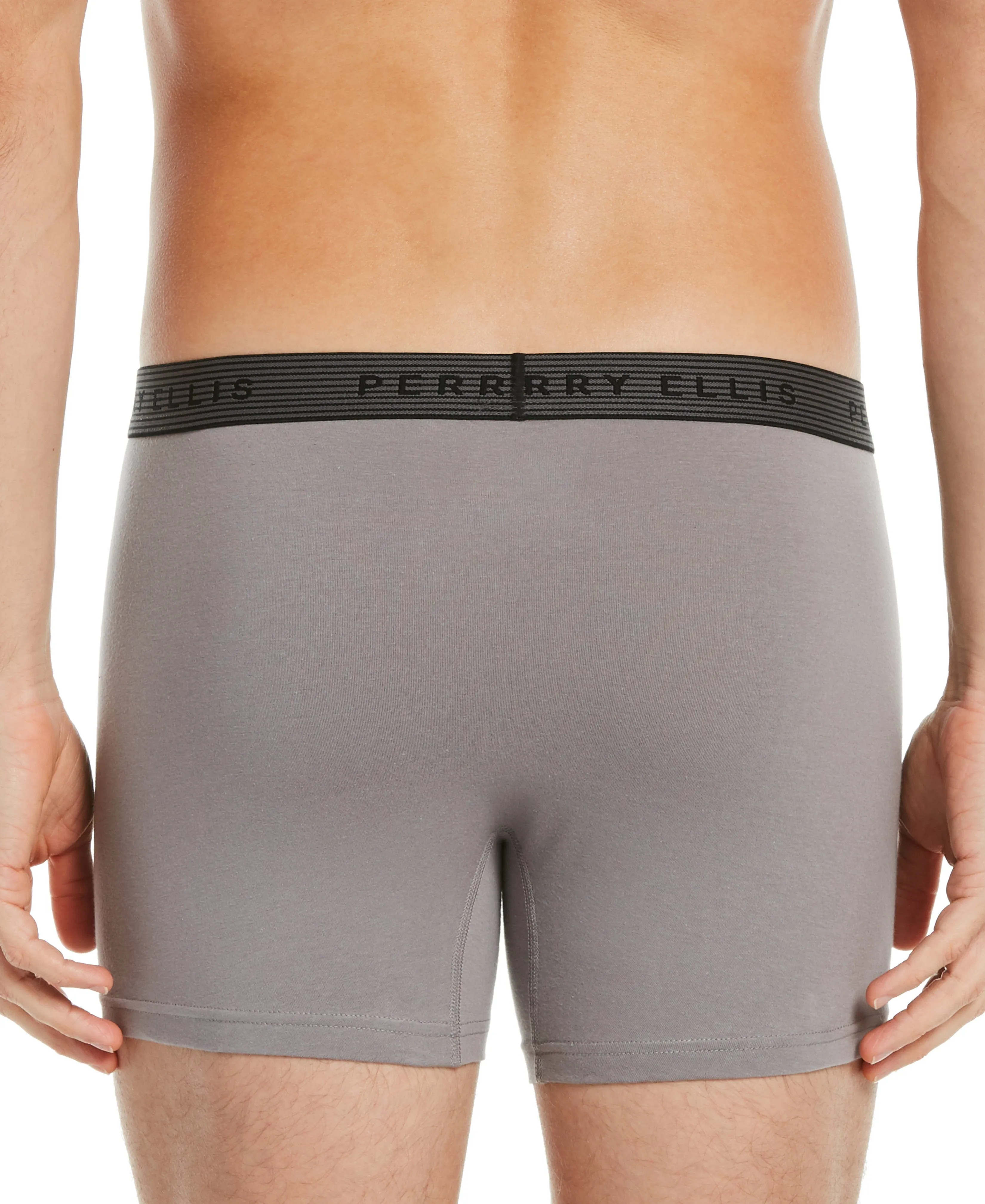 4 Pack Stripe Boxer Brief Set