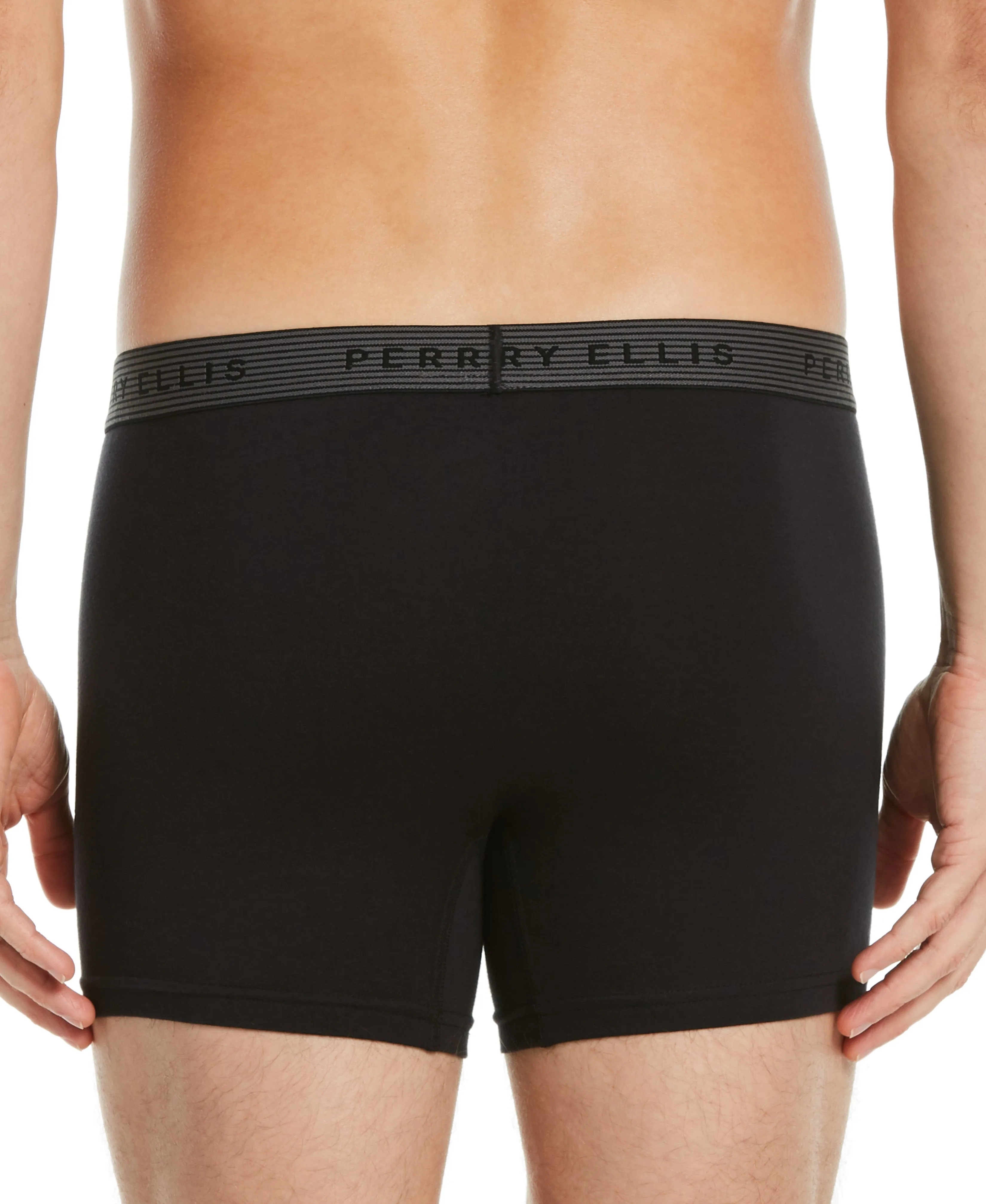 4 Pack Stripe Boxer Brief Set