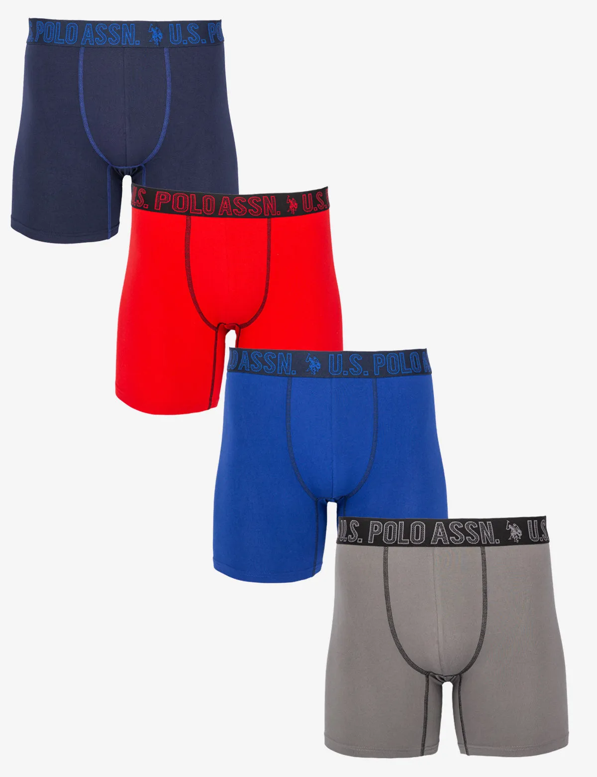 4 PACK ULTRA SOFT JERSEY BOXER BRIEFS