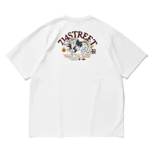 714STREET バックプリントドラゴンT 714ST035