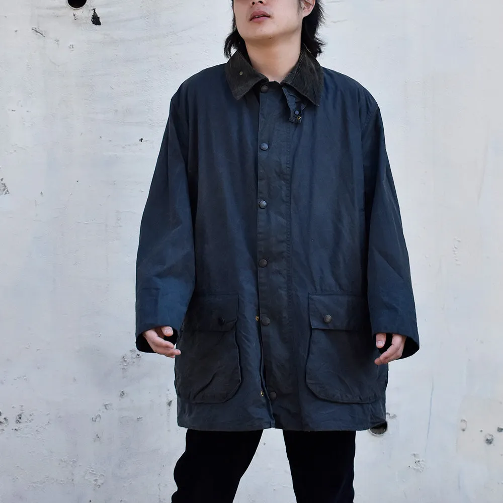 90's Barbour “BORDER” オイルドジャケット 旧3ワラント イングランド製 231124H