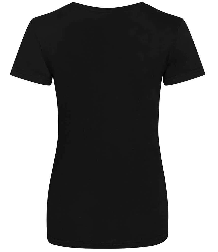 AWDis Ladies Tri-Blend T-Shirt | Solid Black