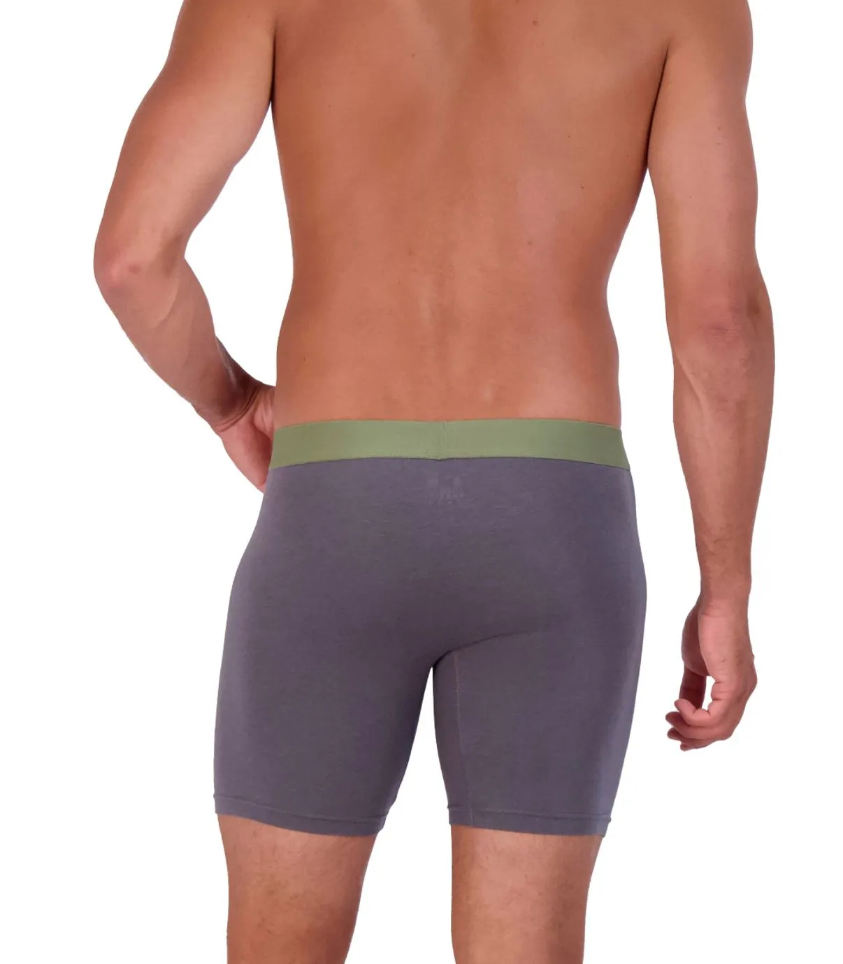 Biker Brief w/ Fly in Iron by Wood Underwear
