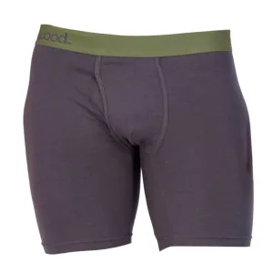 Biker Brief w/ Fly in Iron by Wood Underwear
