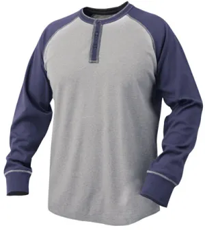Black Stallion Flame Resistant 7 oz. Cotton Jersey Henley TF2520-NG