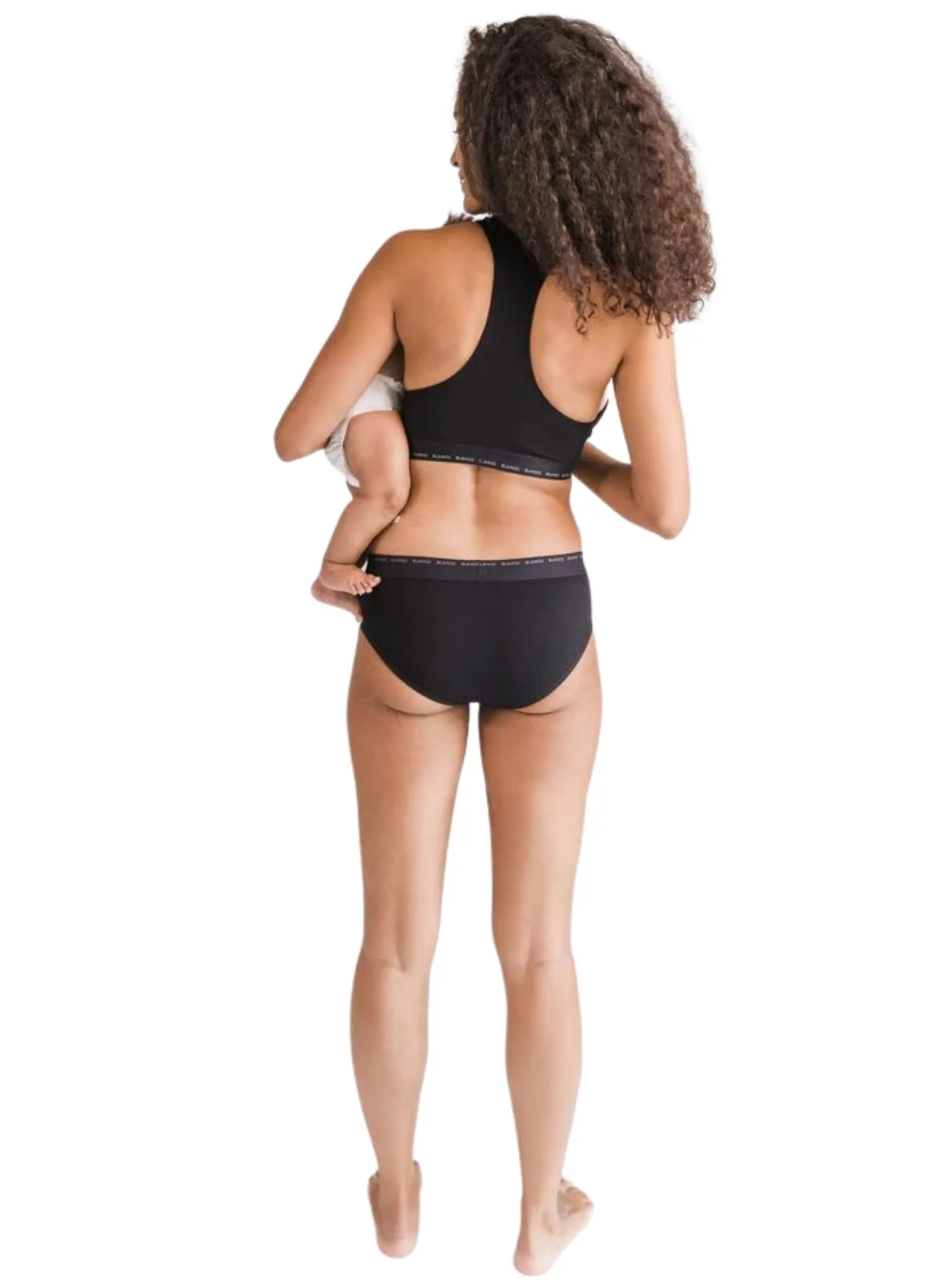 BLANQI Soft Essentials Postpartum Panty - Black