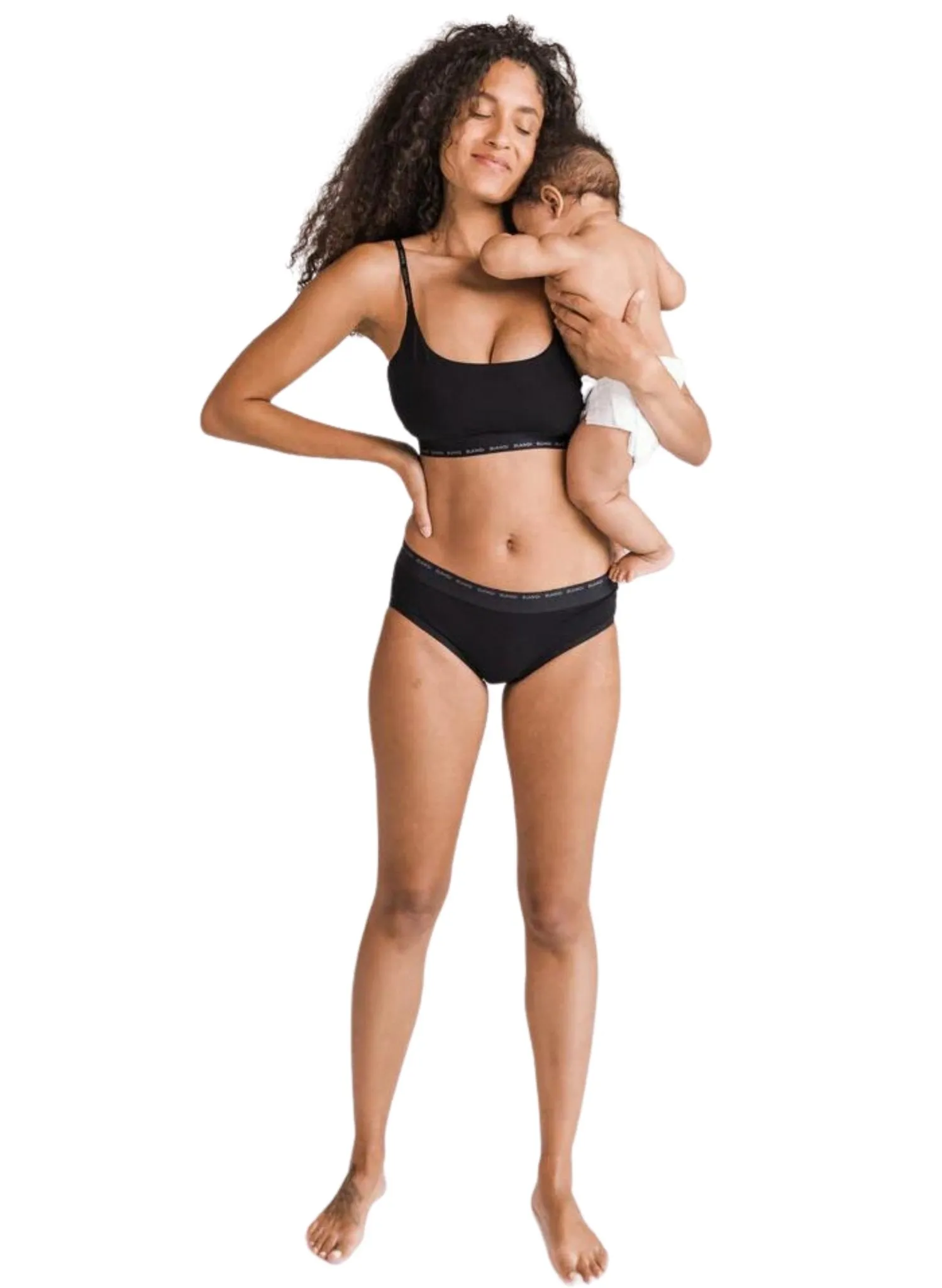 BLANQI Soft Essentials Postpartum Panty - Black