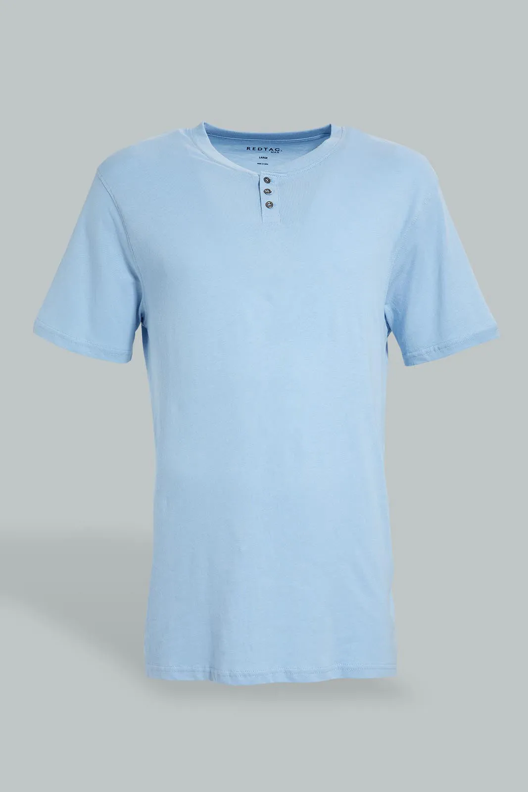 Blue Henley T-Shirt