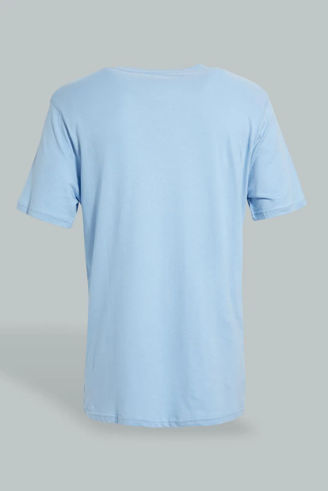 Blue Henley T-Shirt