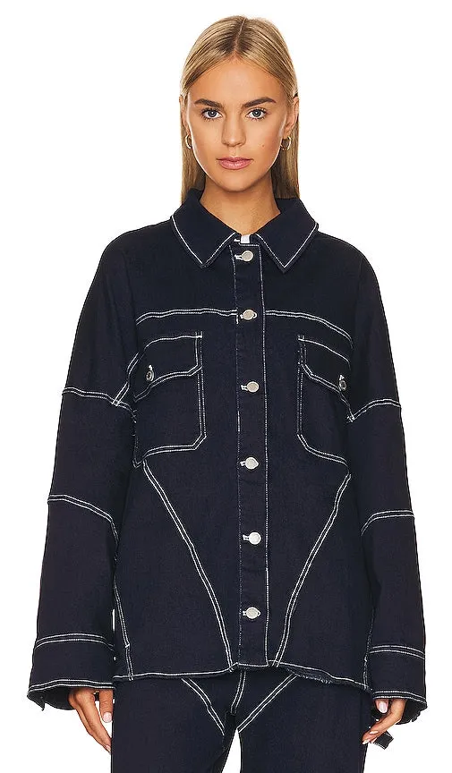 BY.DYLN Cyrus Jacket in Blue
