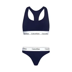 Calvin Klein Modern Cotton Bralette and Thong Set - Shoreline