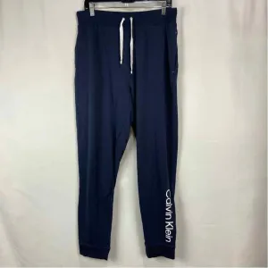 Calvin Klein Women's Size XL Navy Solid Sweatpants