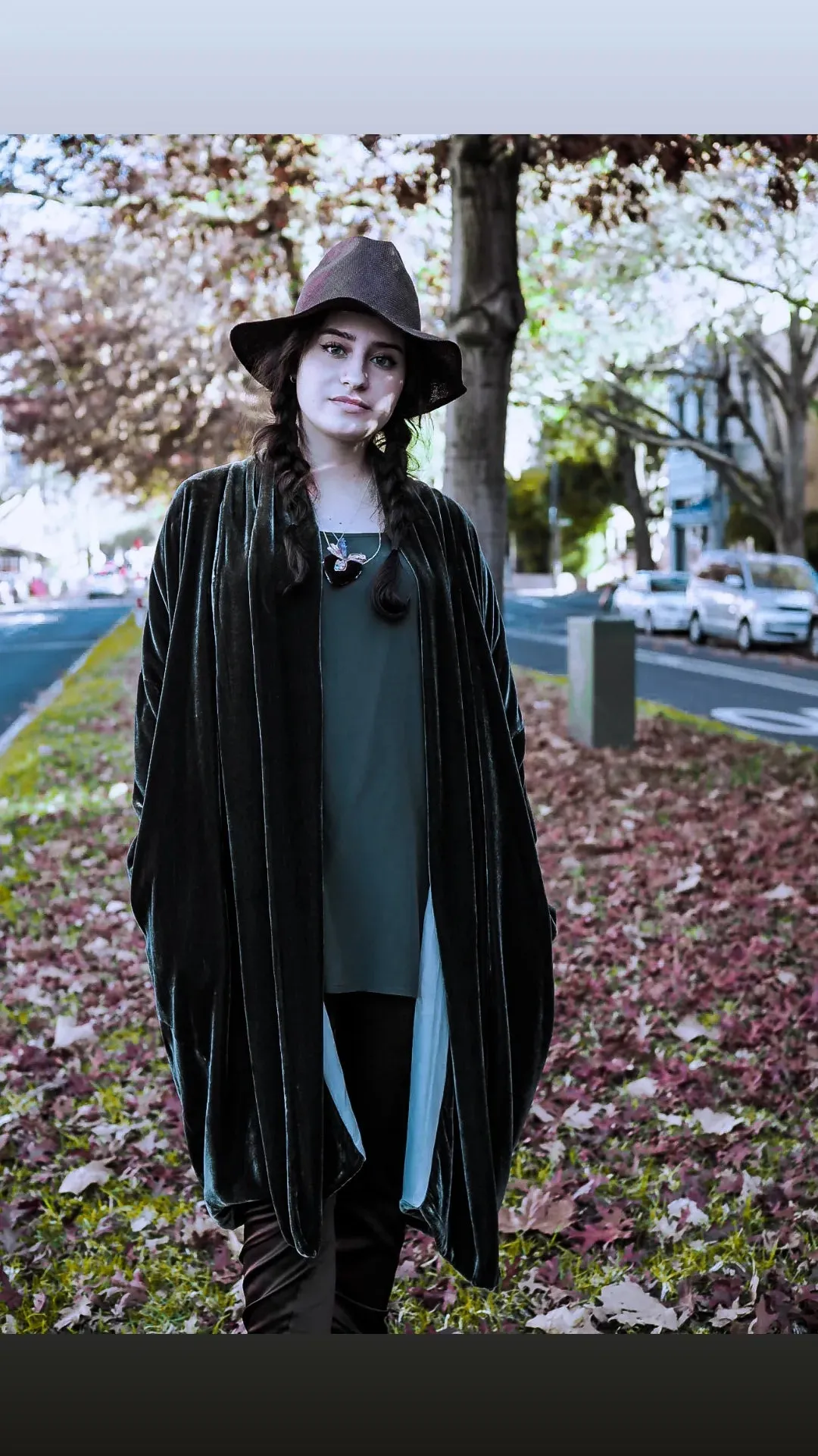 Cocoon coat (silk Velvet)- Ultra violet