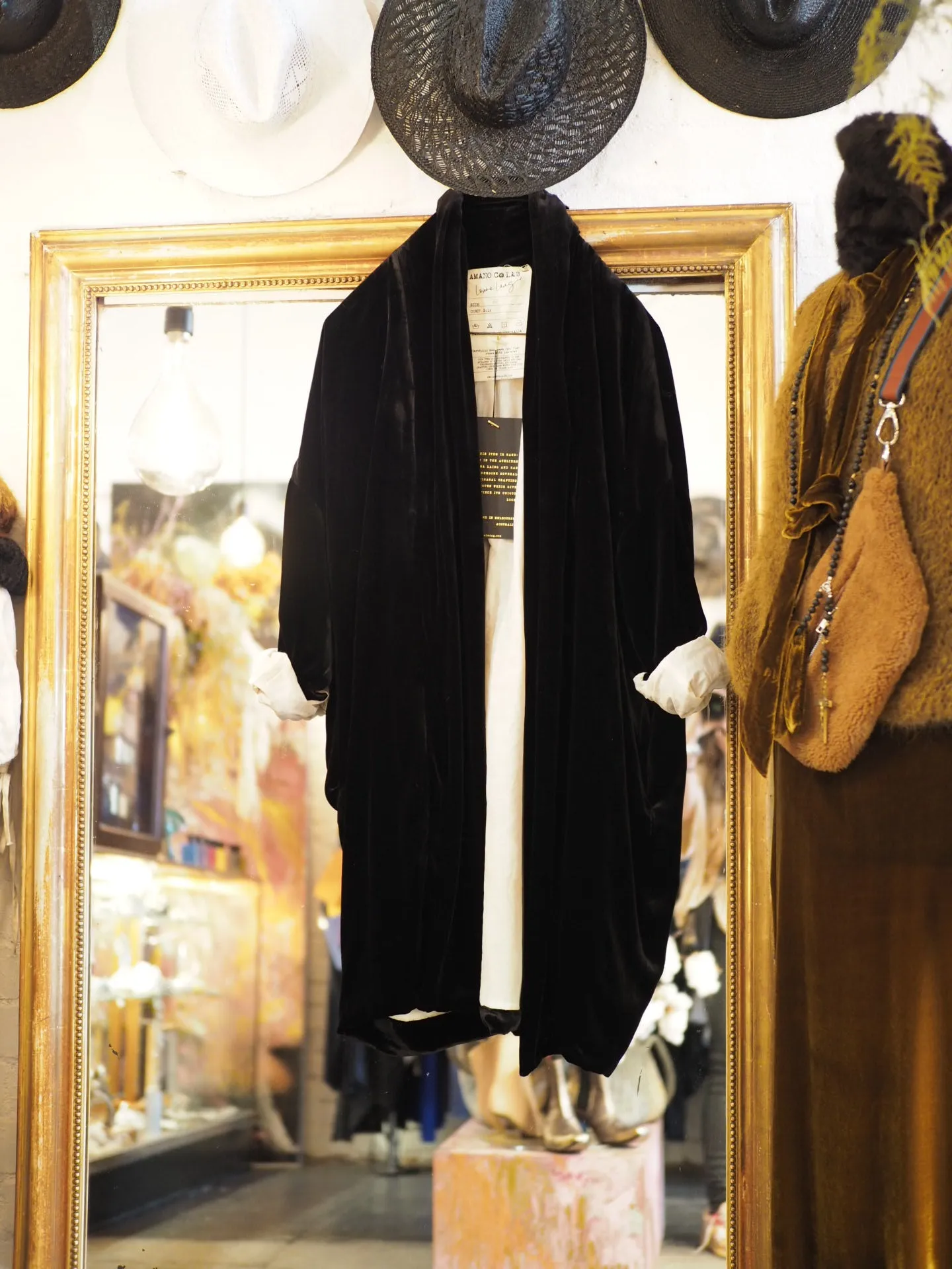 Cocoon coat (silk Velvet)- Ultra violet
