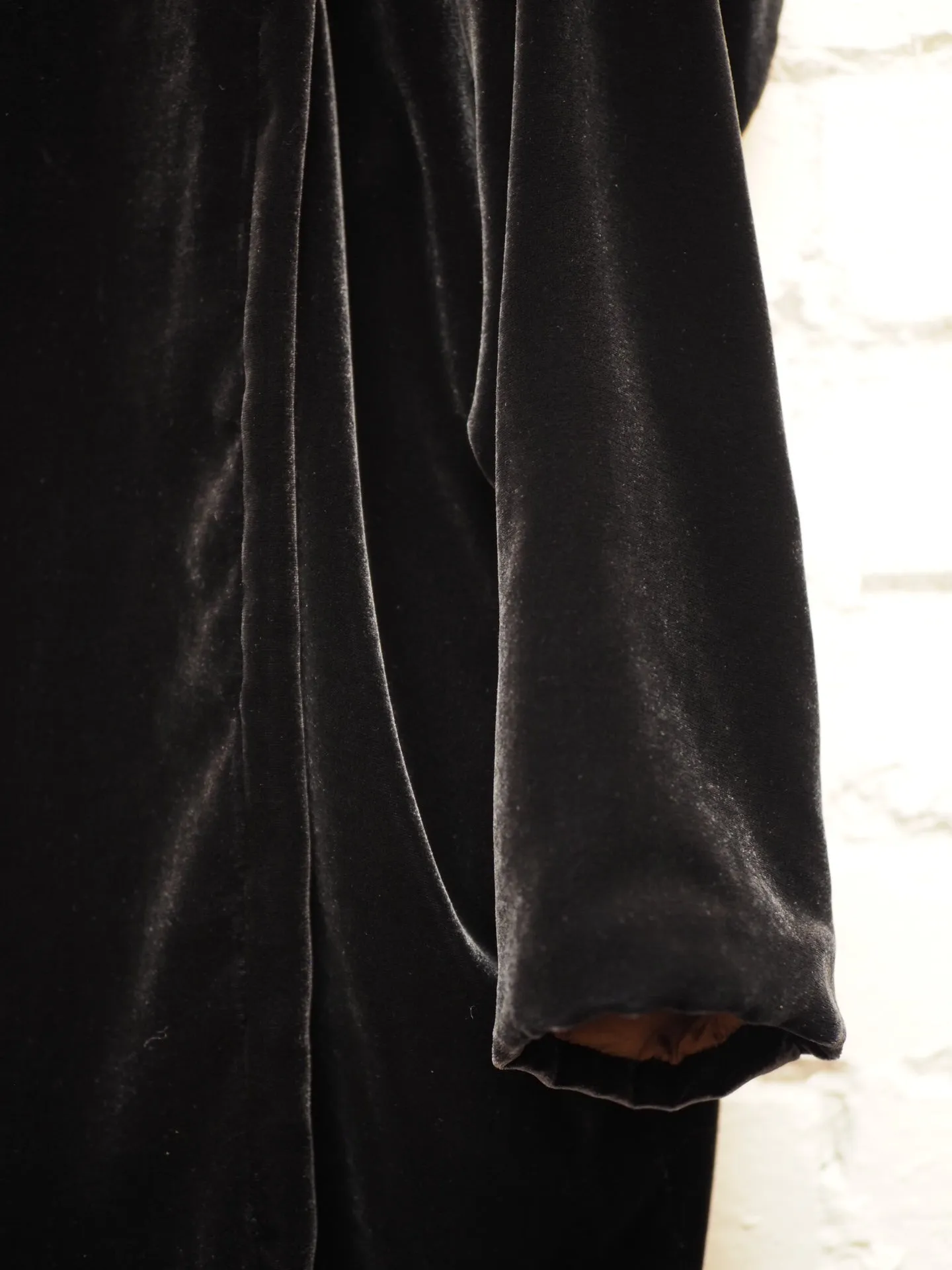 Cocoon coat (silk Velvet)- Ultra violet