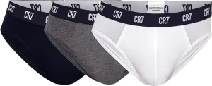 CR7 Men's 3 Pack Cotton Blend Briefs - Multicolor Basics