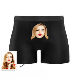 Customized Men's Face Colorful Boxer Shorts - Choose Your Style
