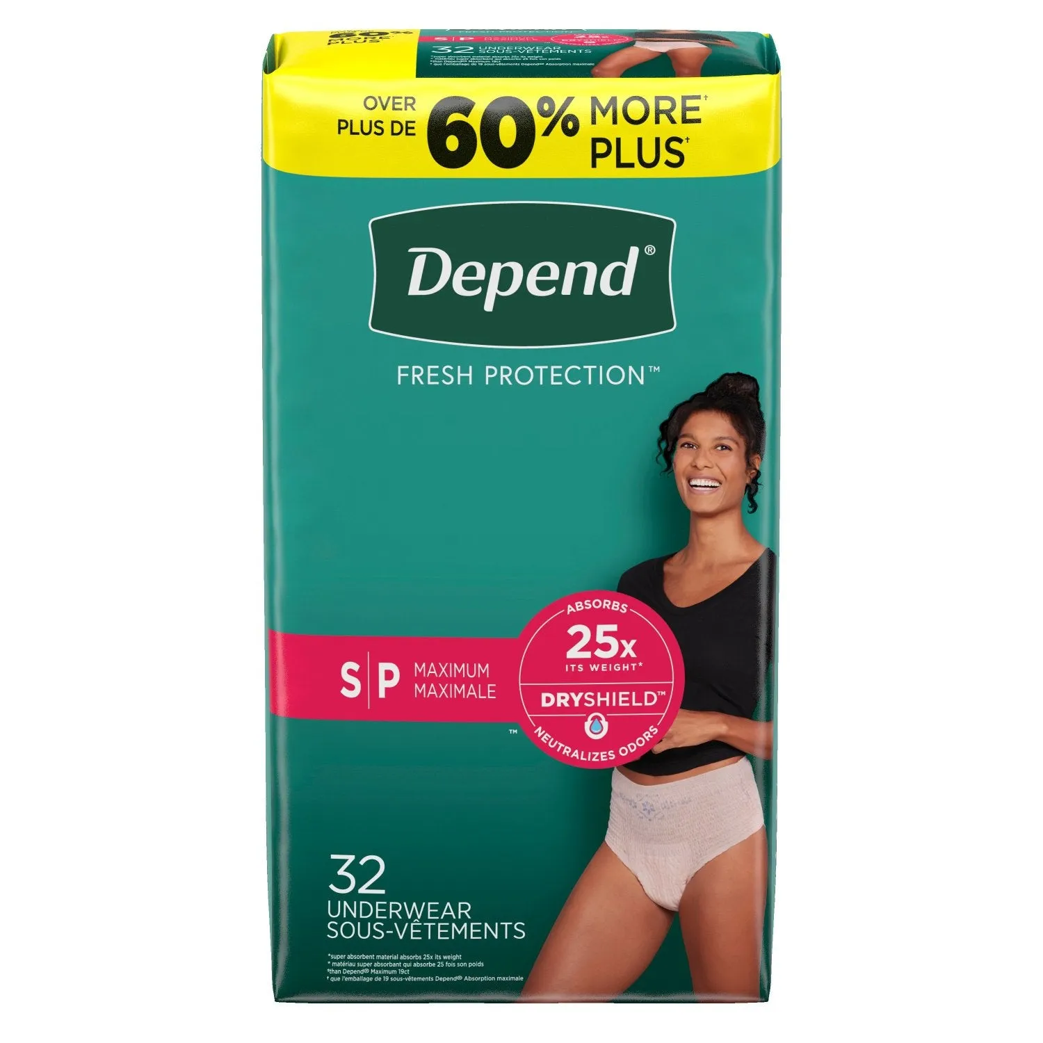Depend Fresh Protection Adult Incontinence Underwear for Women