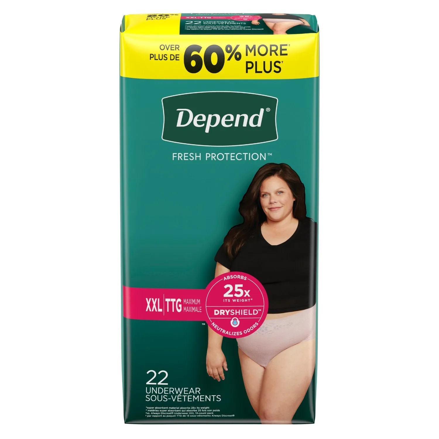 Depend Fresh Protection Adult Incontinence Underwear for Women