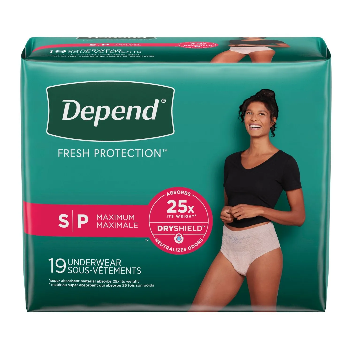 Depend Fresh Protection Adult Incontinence Underwear for Women