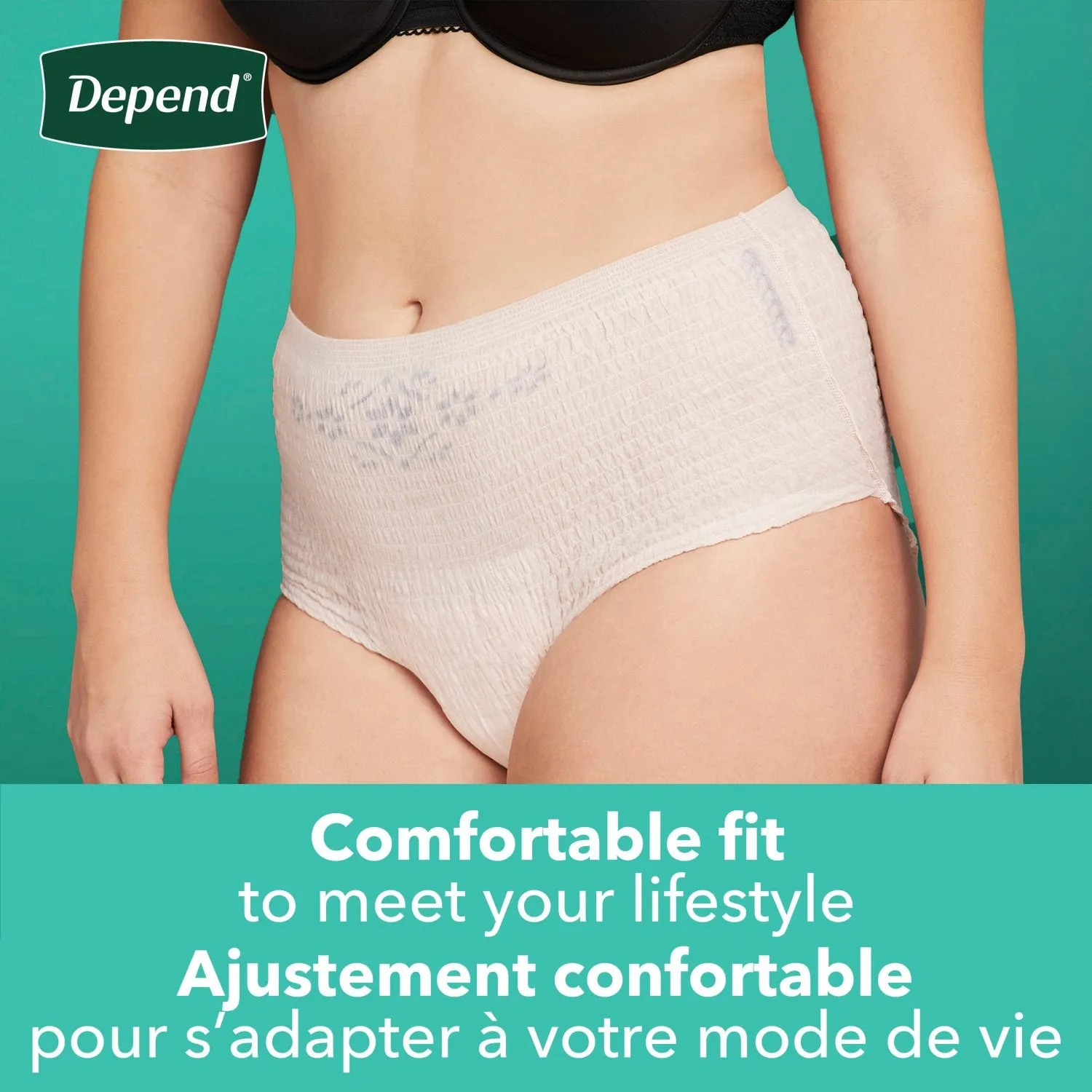 Depend Fresh Protection Adult Incontinence Underwear for Women