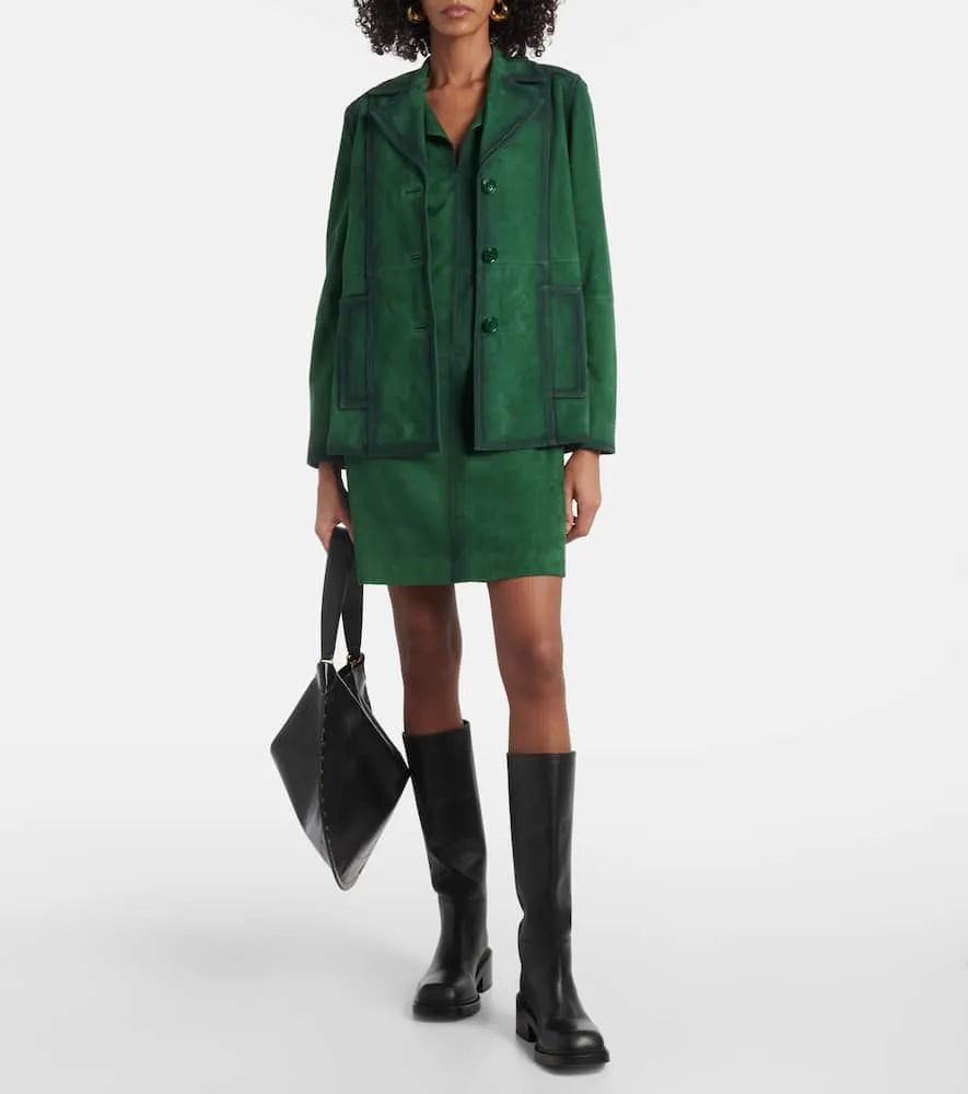 Dorothee Schumacher Soft Touch suede blazer
