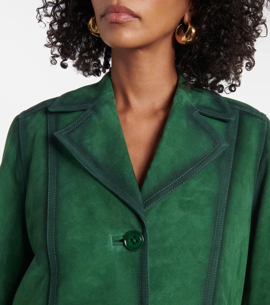 Dorothee Schumacher Soft Touch suede blazer