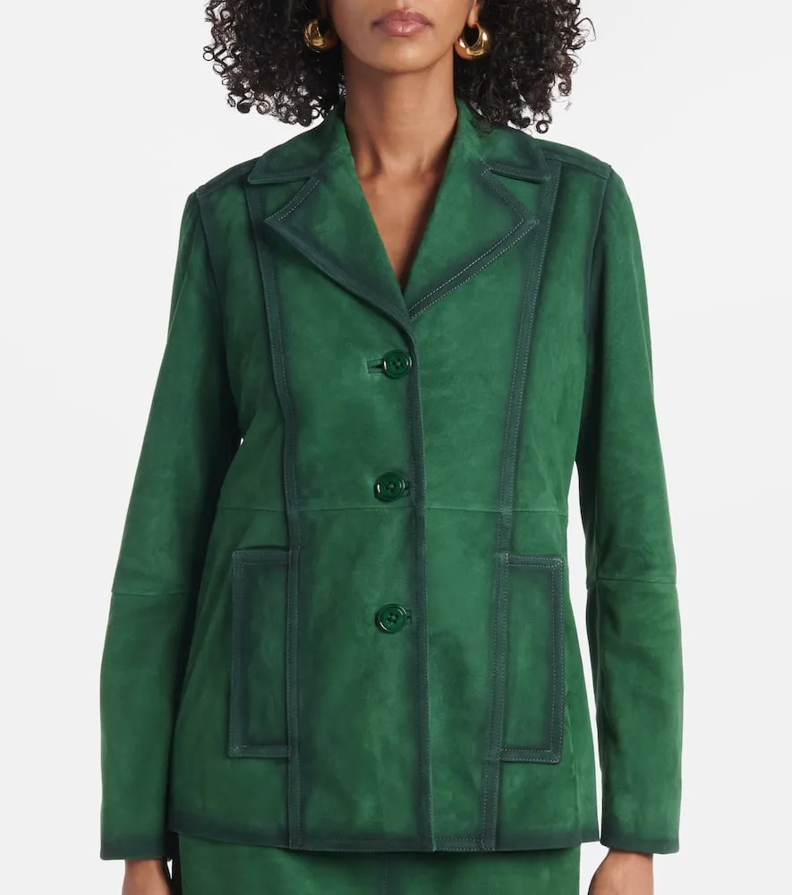 Dorothee Schumacher Soft Touch suede blazer