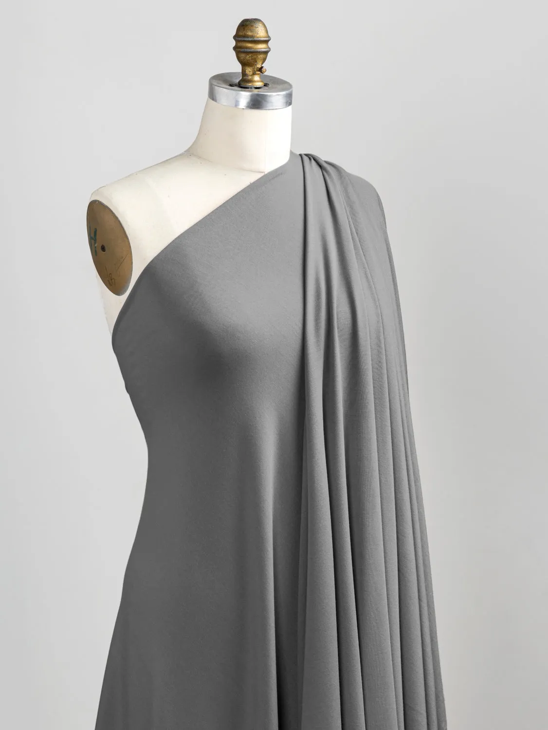 Drapey Tencel Modal Stretch Jersey Knit - Graphite