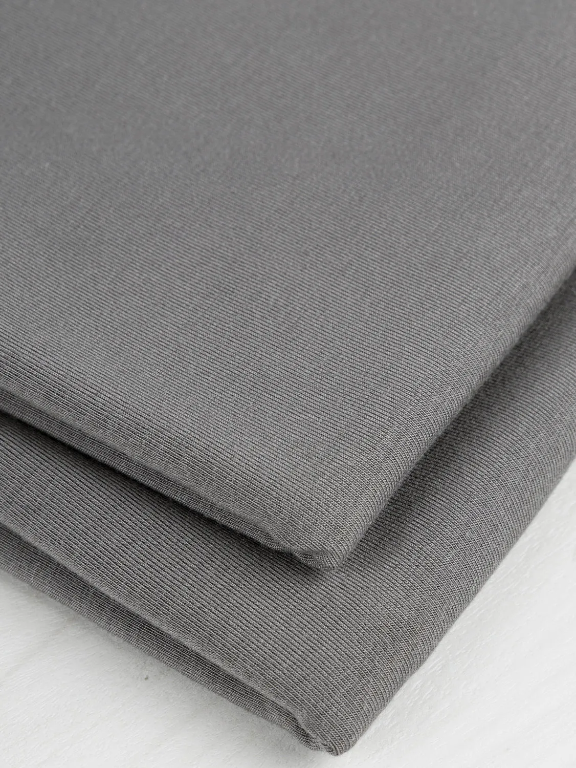 Drapey Tencel Modal Stretch Jersey Knit - Graphite