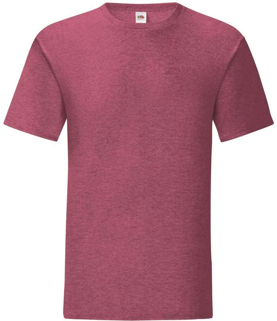 Fruit of the Loom Iconic 150 T-Shirt | Heather Burgundy