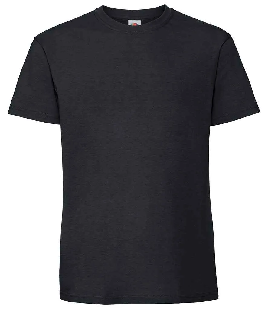 Fruit of the Loom Iconic 195 T-Shirt | Black