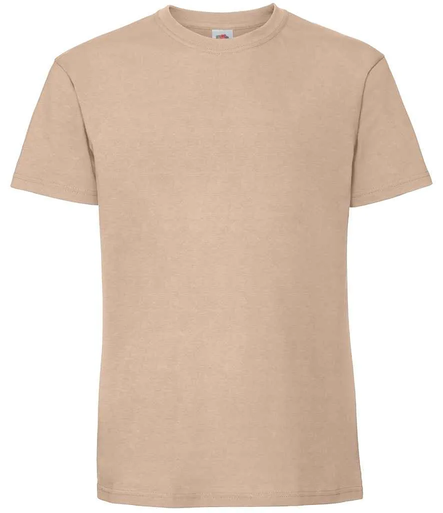 Fruit of the Loom Iconic 195 T-Shirt | Desert Sand