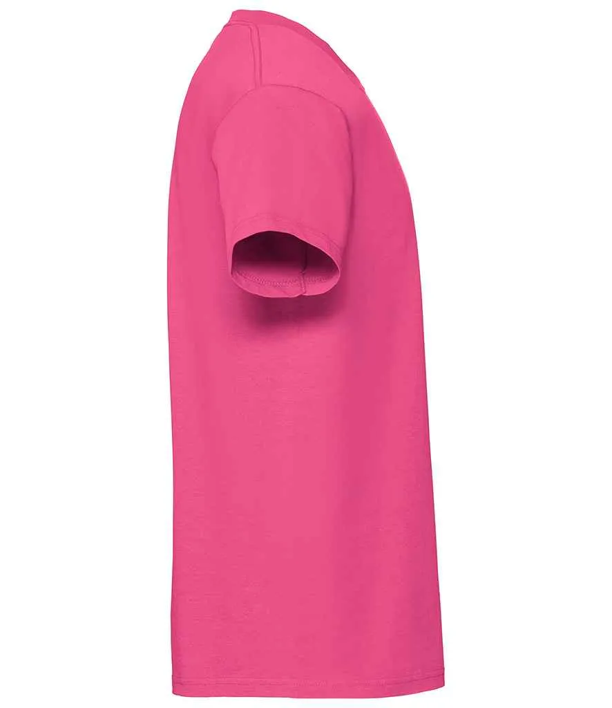 Fruit of the Loom Iconic 195 T-Shirt | Fuchsia