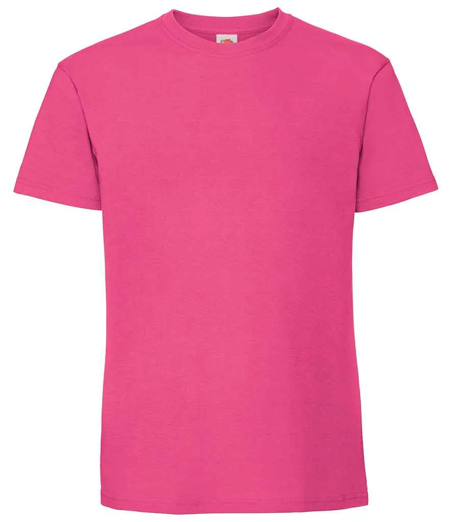 Fruit of the Loom Iconic 195 T-Shirt | Fuchsia