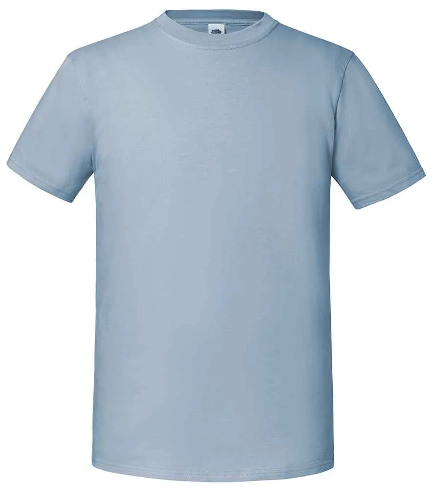 Fruit of the Loom Iconic 195 T-Shirt | Mineral Blue