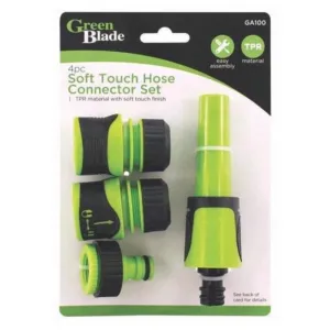Green Blade Soft Touch Hose Connector 4 Pack