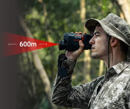 Guide TL650 Multispectral Fusion Thermal Monocular with Laser Rangefinder 50Hz