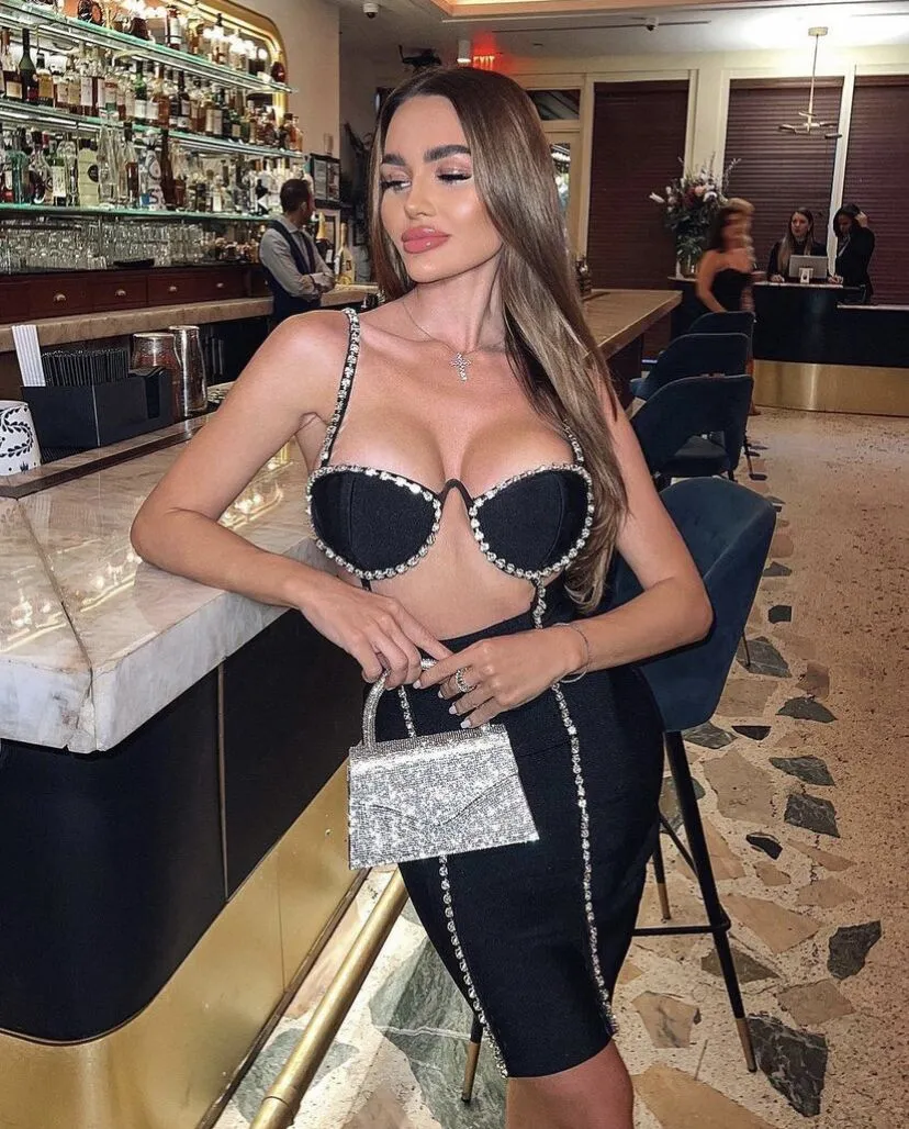 High -Quality Black Bodycon Dress