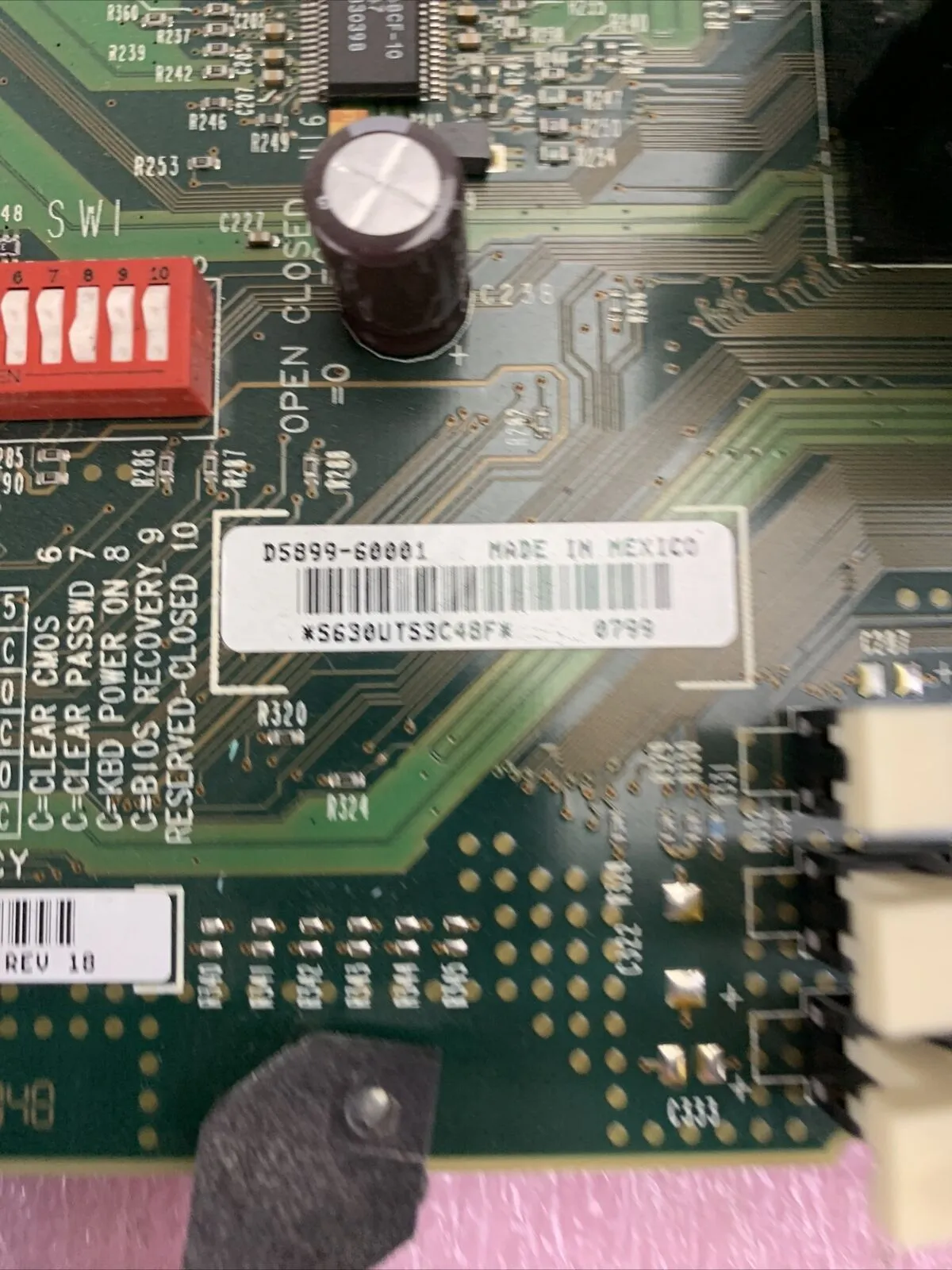 HP Ventra VL 6/400 Motherboard Intel Pentium II 400MHz 64MB RAM HP 5183-2760