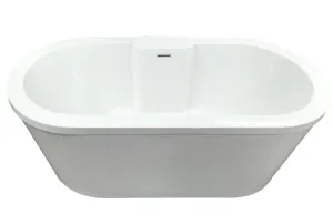 Hydro Systems Studio Collection EVE6632ATA Eveline 66" x 32" x 24" Acrylic Tub w/Thermal Air System
