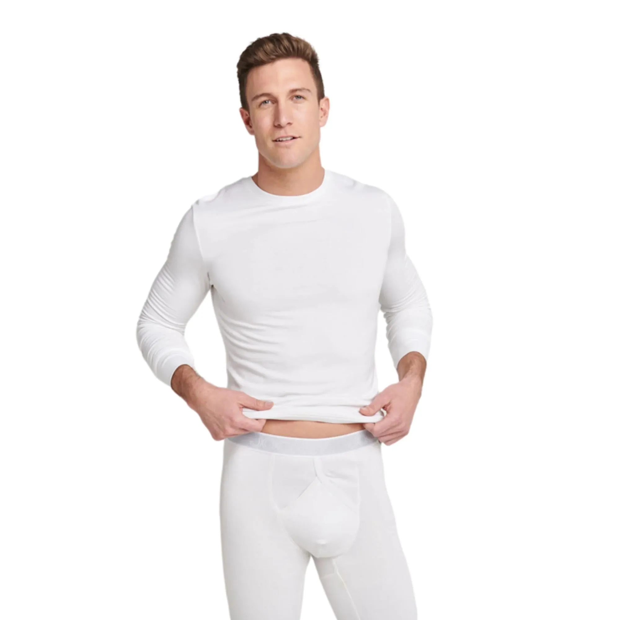 Jockey Thermal Long Shirt - White