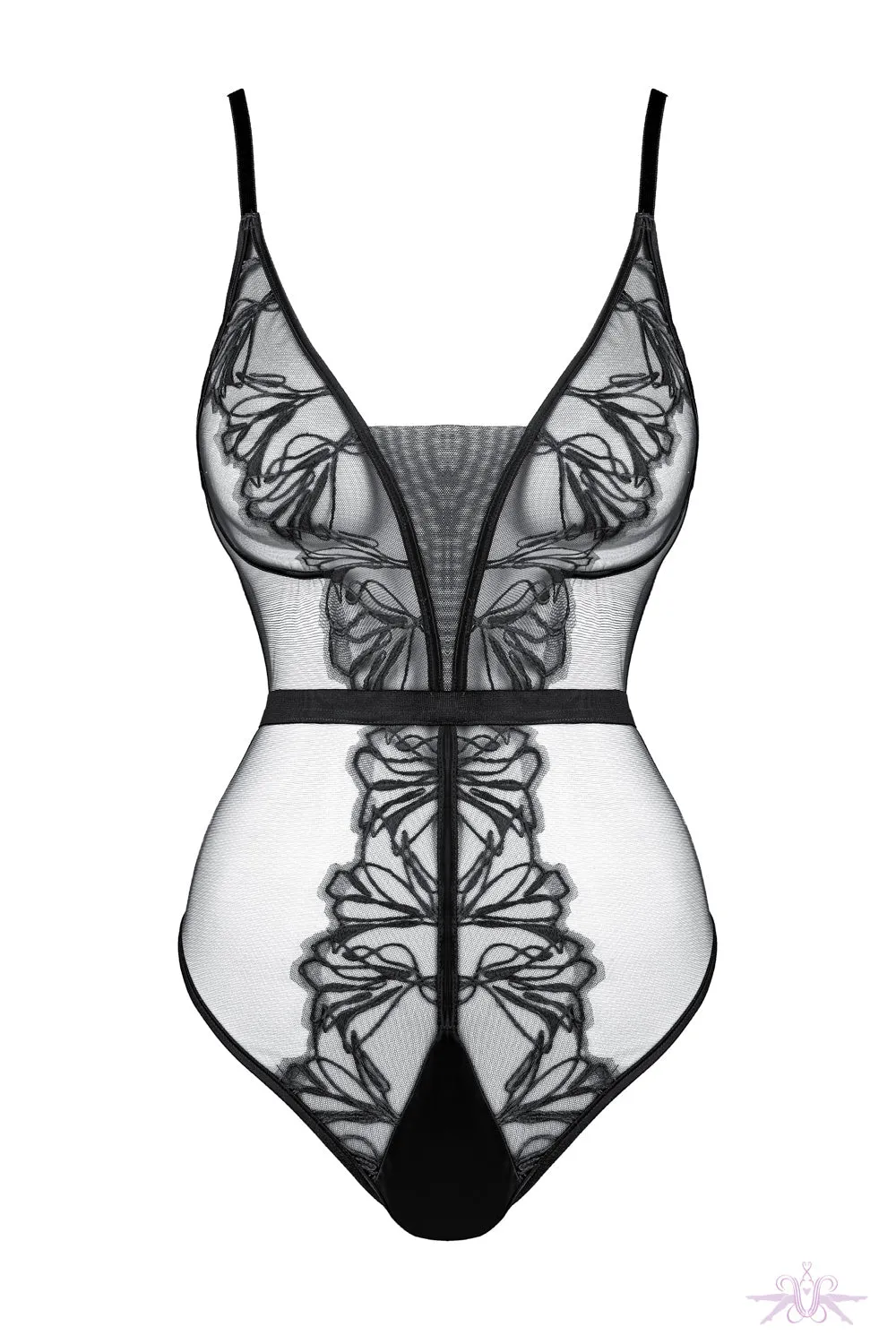 Jolidon Supreme Black Lace Bodysuit