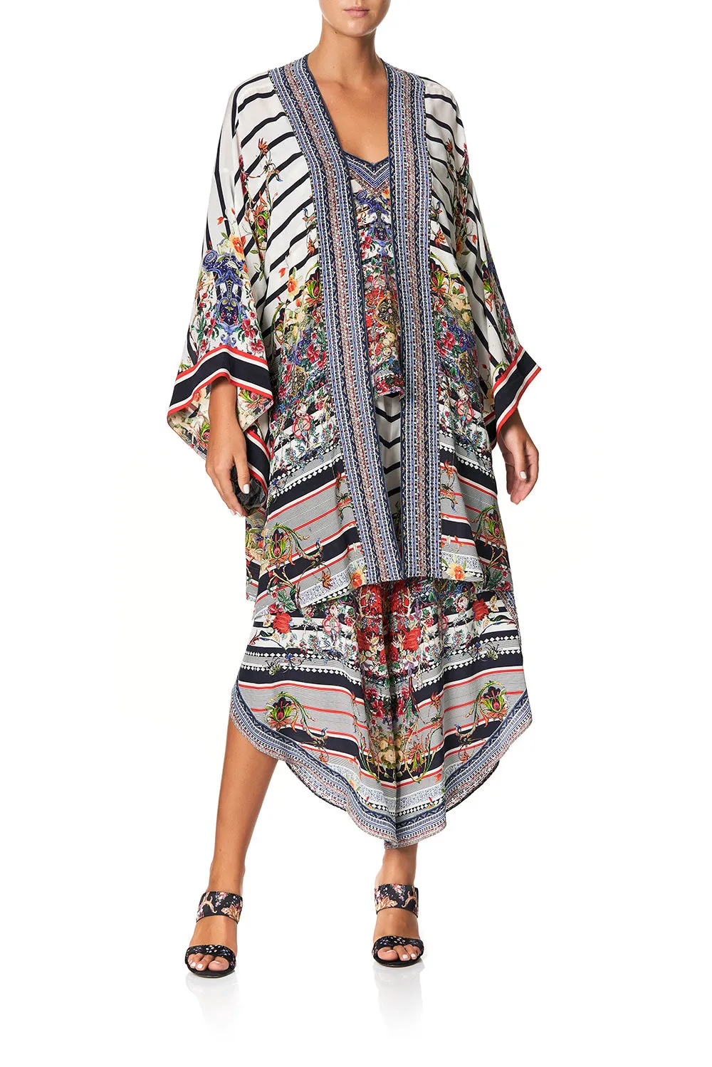 KIMONO WITH TIE BELT JOIE DE VIVRE