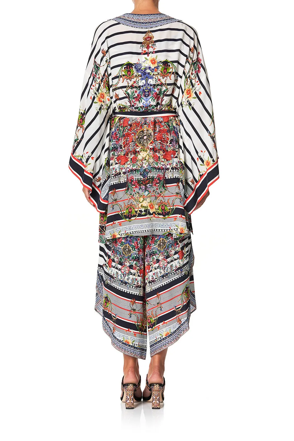 KIMONO WITH TIE BELT JOIE DE VIVRE