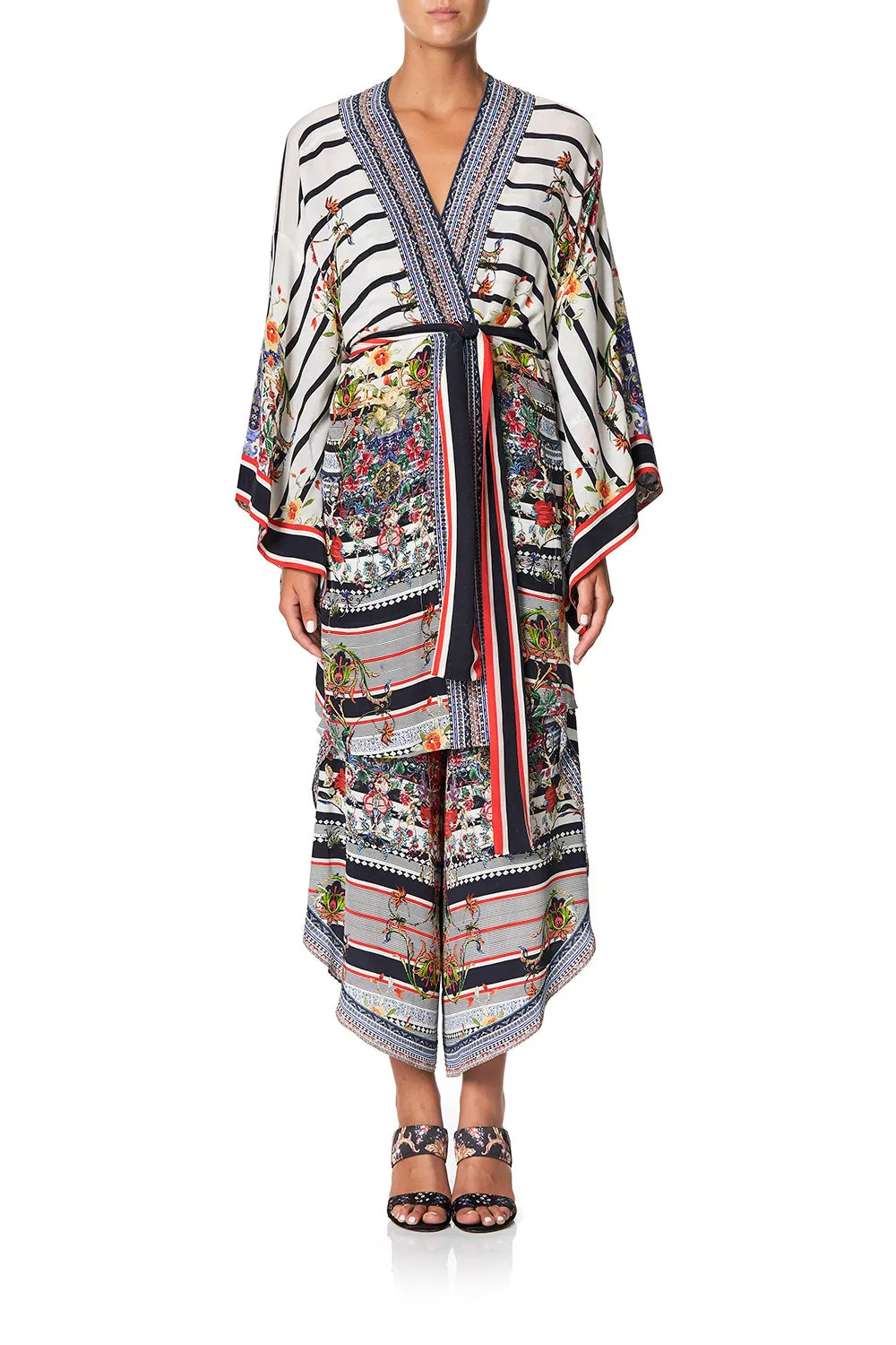 KIMONO WITH TIE BELT JOIE DE VIVRE
