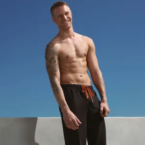 Lounge Pant with Draw String in Black by Wood Underwear